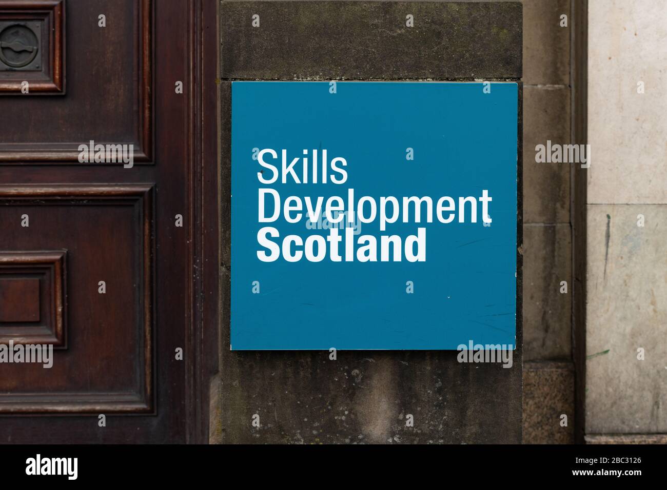 Skills Development Scotland, the national skills agency of Scotland - Head Office, George Square, Glasgow, Scotland, UK Stock Photo