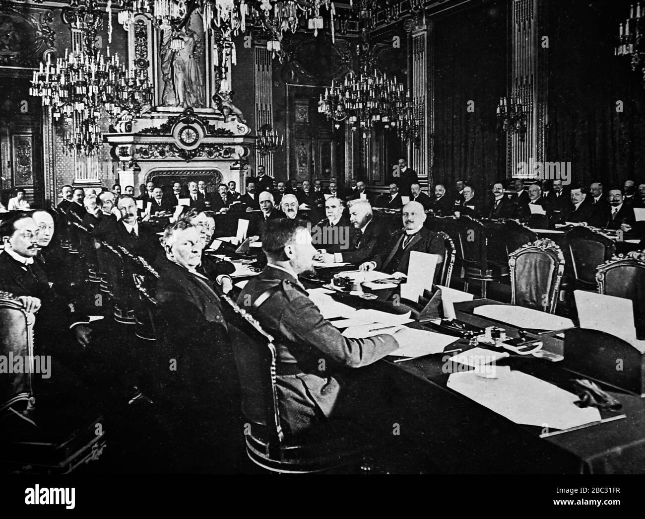 Allies Trade Conference, probably 1919 or 1920 Stock Photo