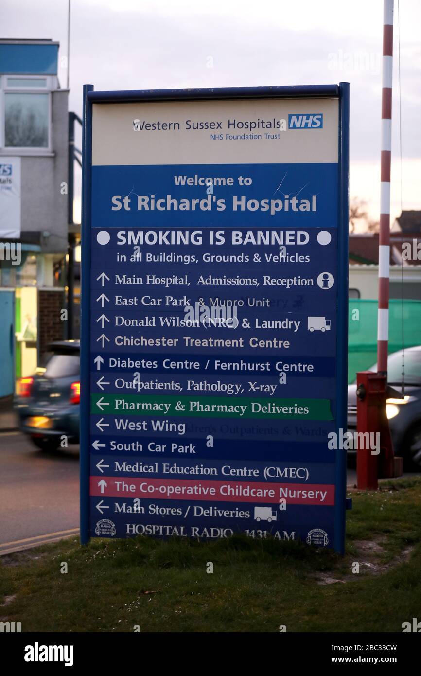 st richards hospital chichester high resolution stock photography and images alamy