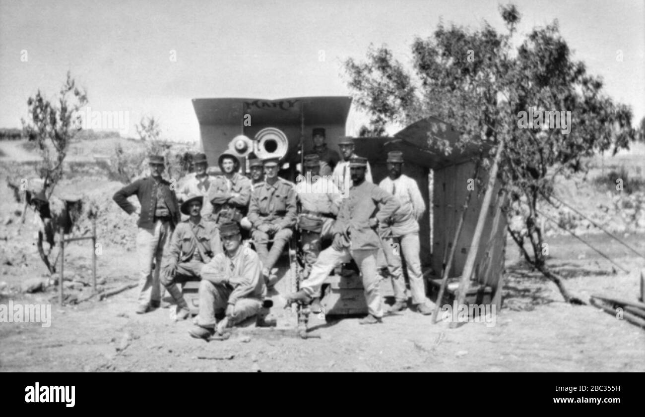 Groupe de soldats français et australiens