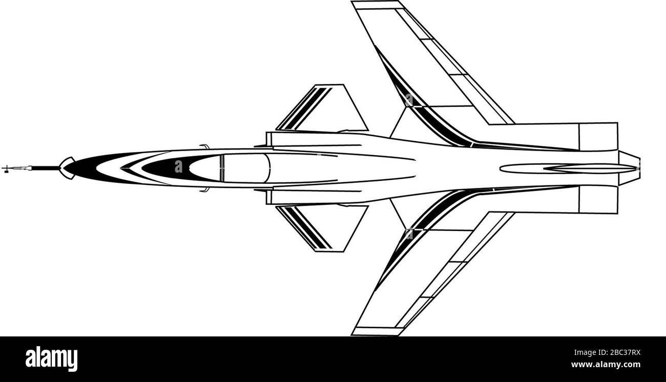 Grumman X-29 afg-041110-053. Stock Photo