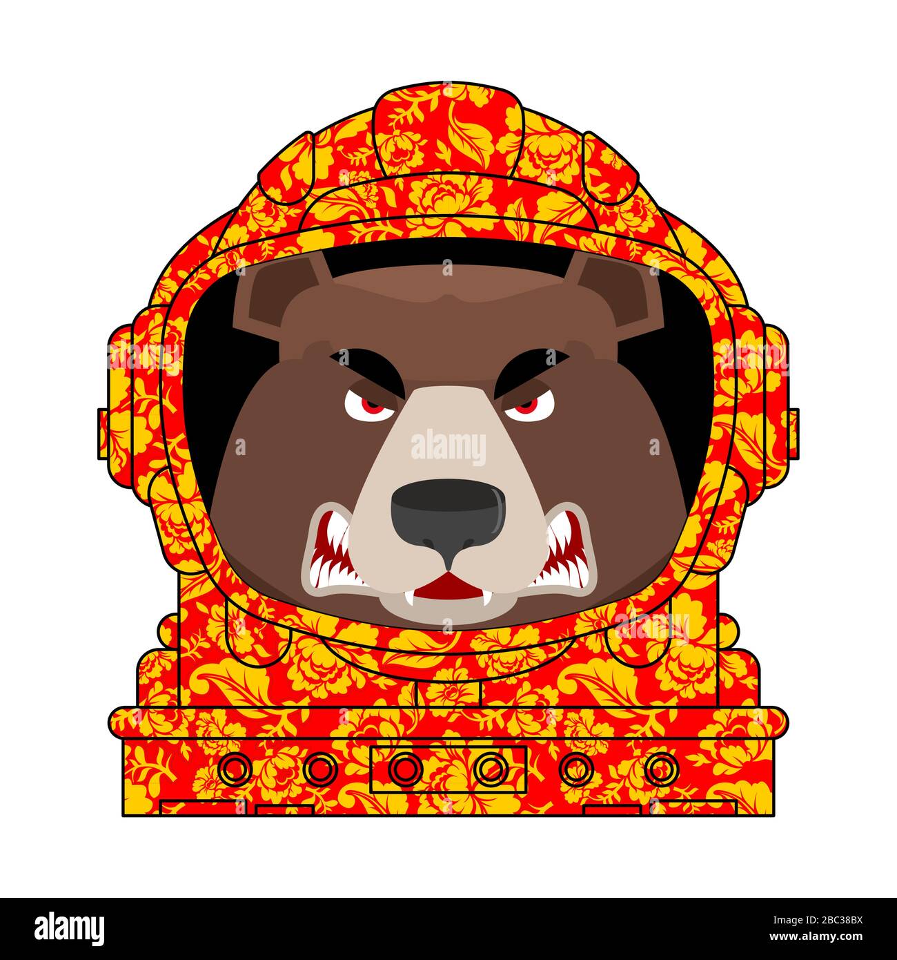 Vintage russian astronaut Stock Vector Images - Alamy