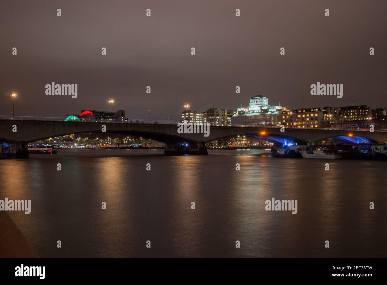 Waterloo Bridge, London, SE1 Stock Photo