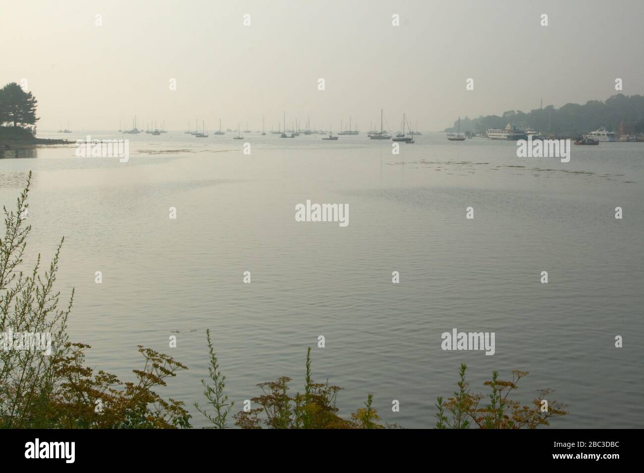 Penobscot Bay, Belfast, Maine Stock Photo Alamy