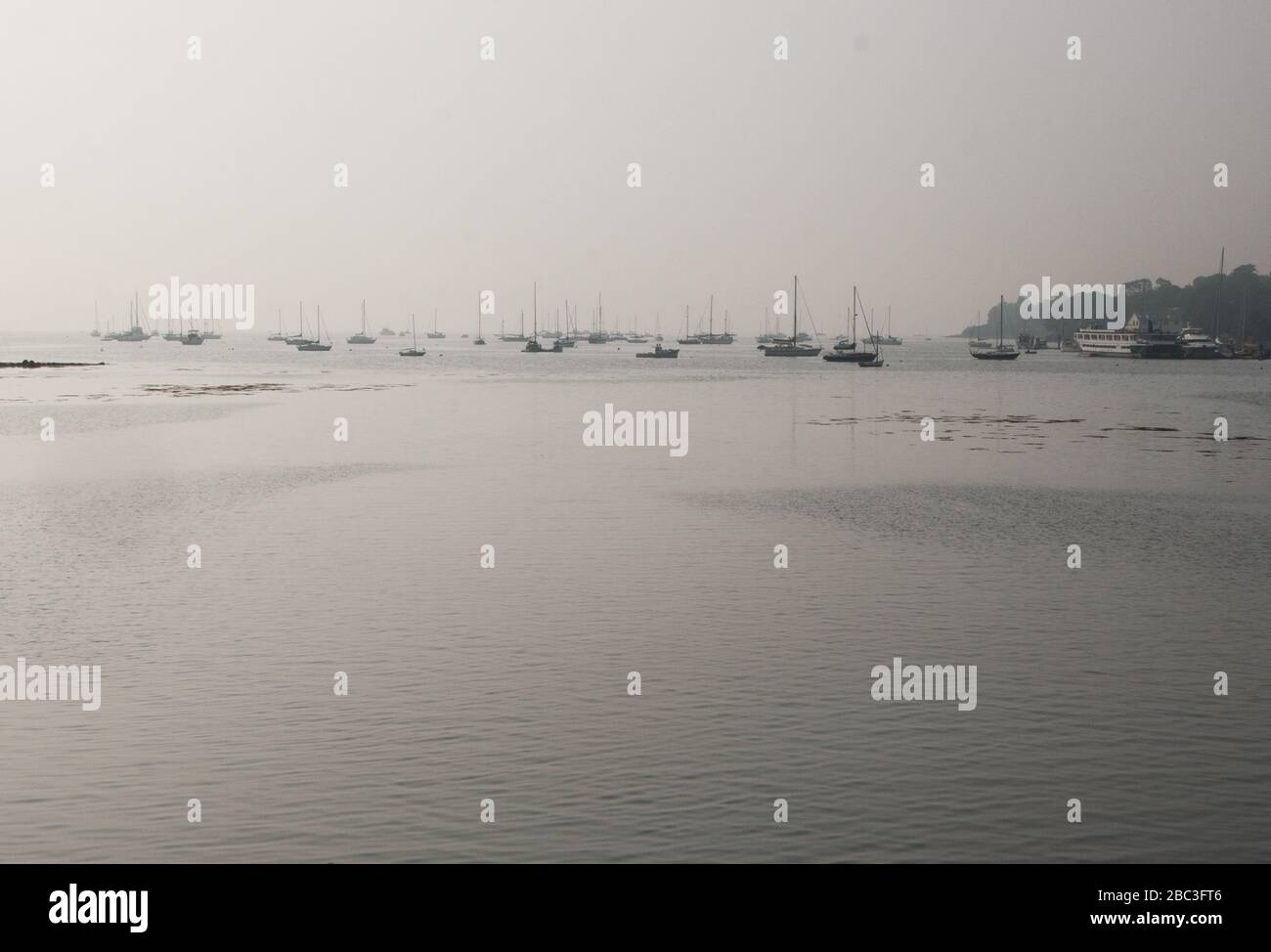 Penobscot Bay, Belfast, Maine Stock Photo Alamy