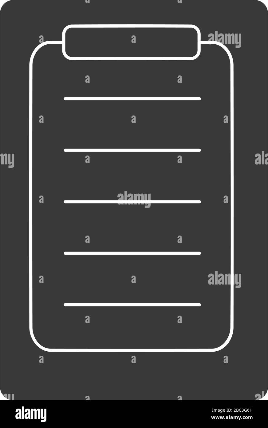 Clipboard icon vector with paper Stock Vector Image & Art - Alamy