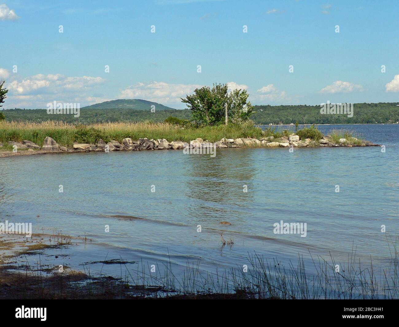 Mount Waldo and Swan Lake, Maine Stock Photo Alamy