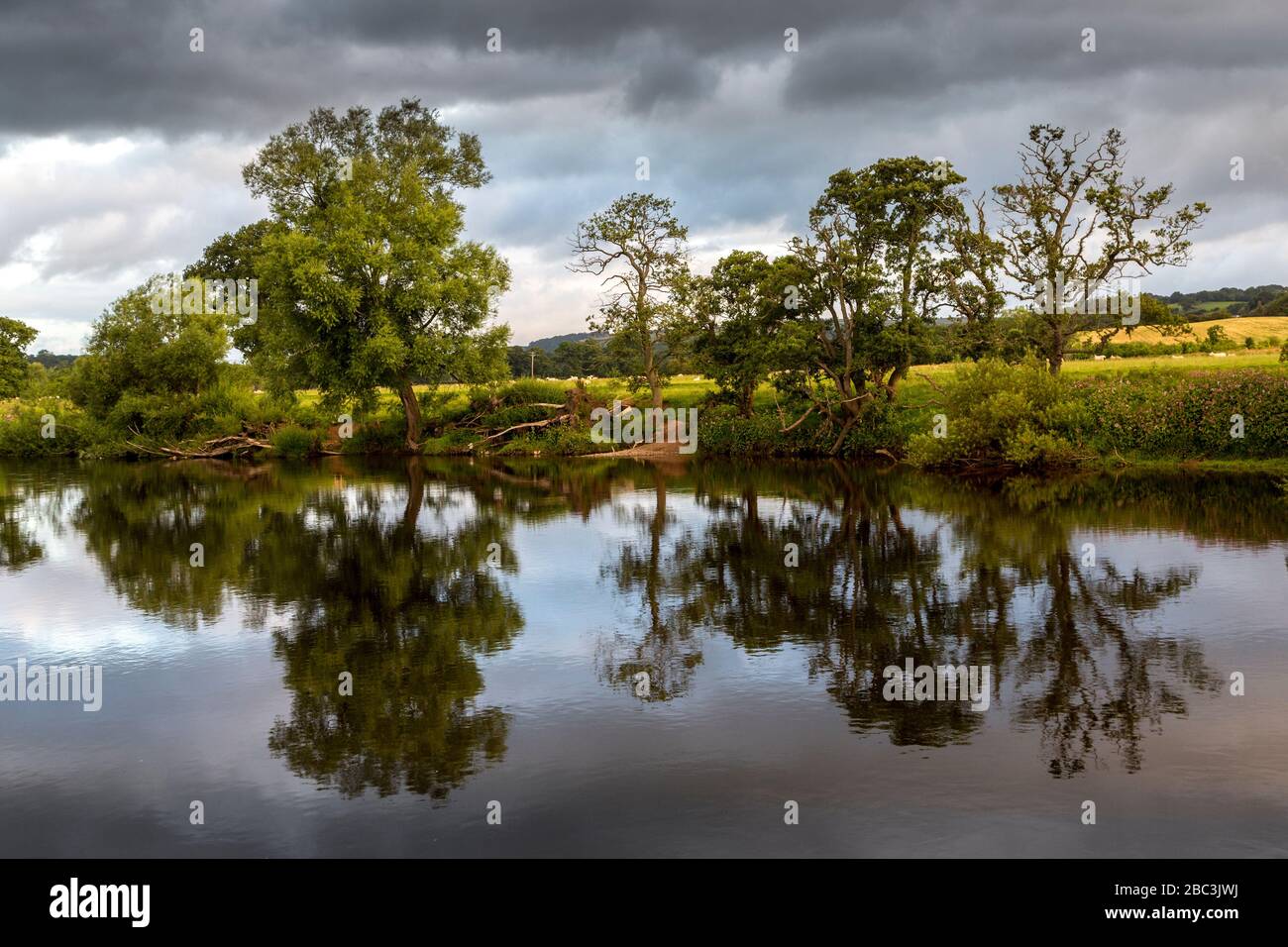 River Eden, Lazonby, Cumbria, UK Stock Photo Alamy