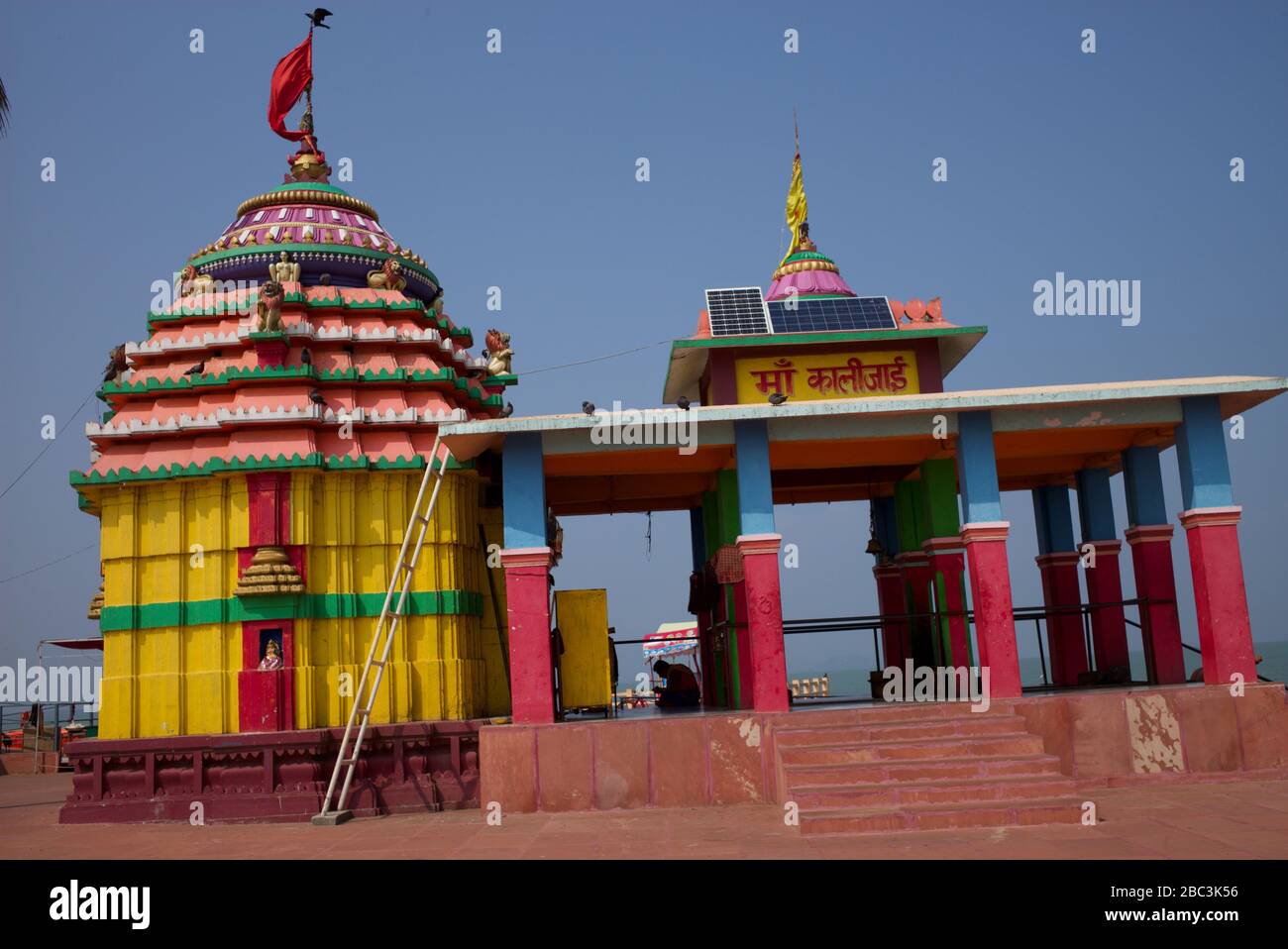 Kalijai Temple, Lake Chilika, Odisha, India Stock Photo
