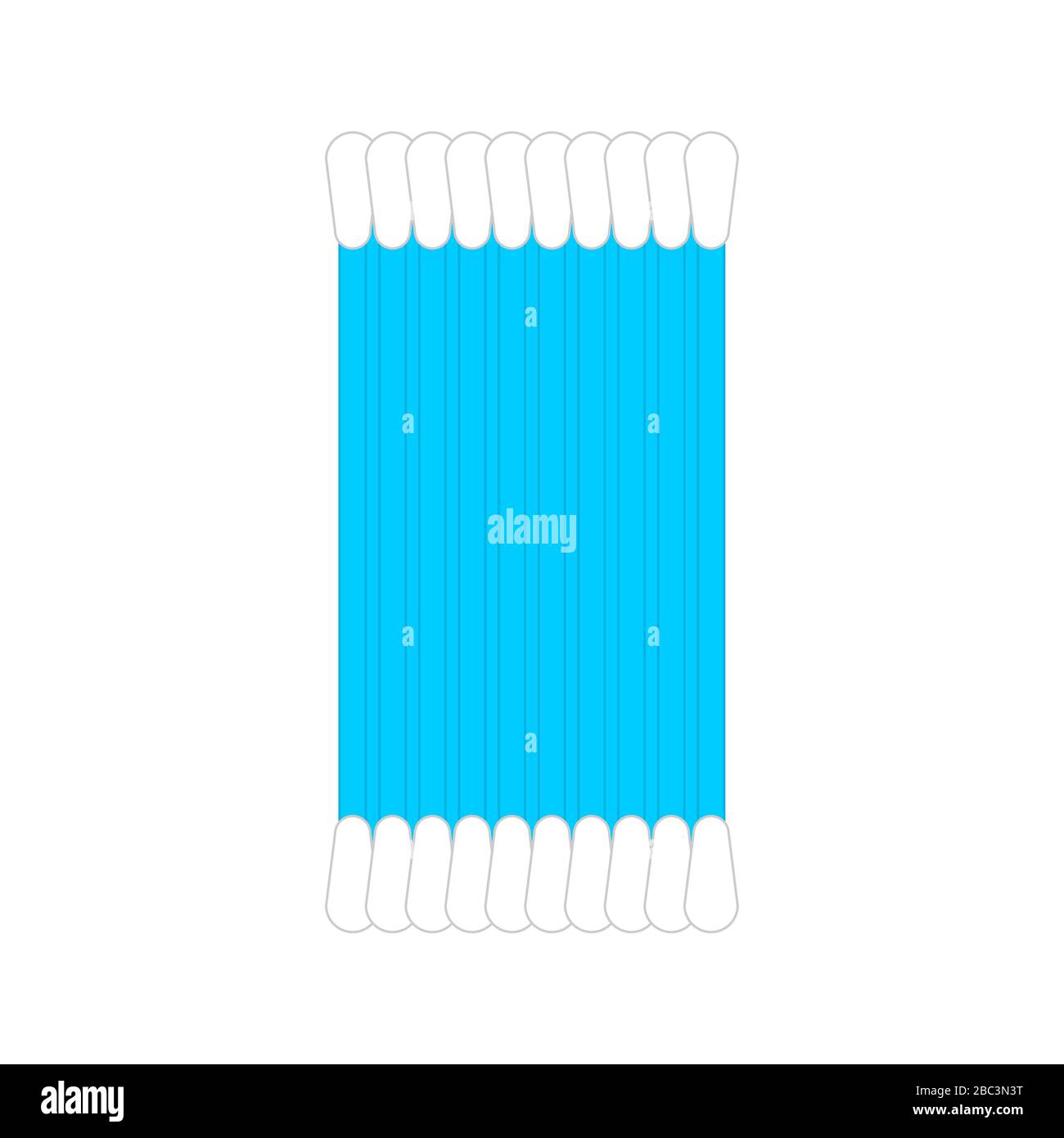 Set of ear sticks. earwax cleaning. vector illustration Stock Vector ...