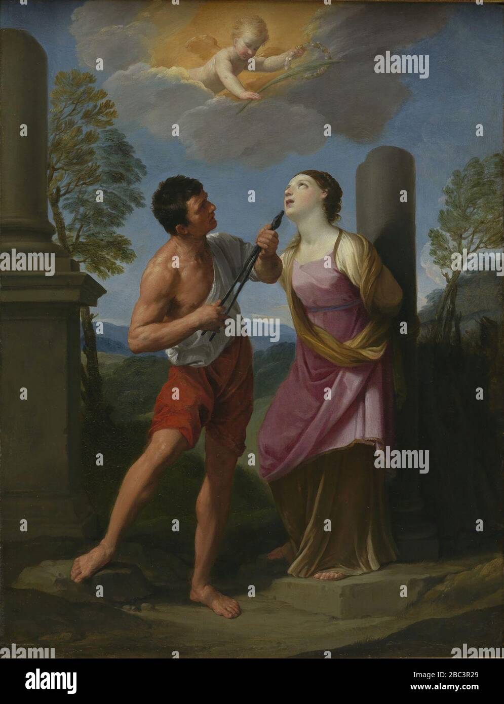 Guido Reni Le Martyre de sainte Apolline Stock Photo Alamy