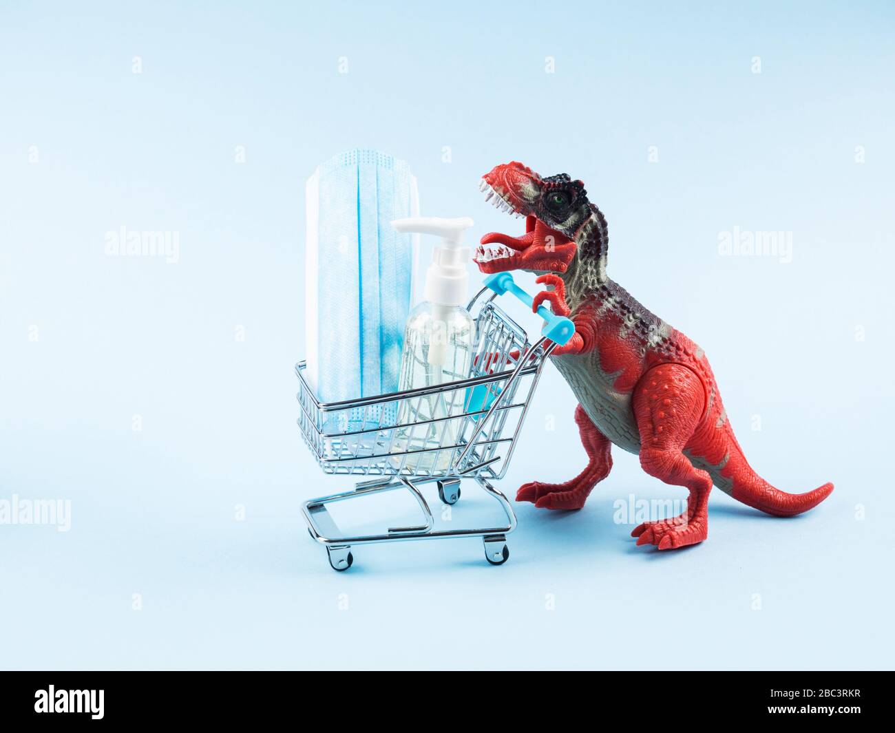 Shopping during covid19 quarantine. Panic concept Stock Photo Alamy