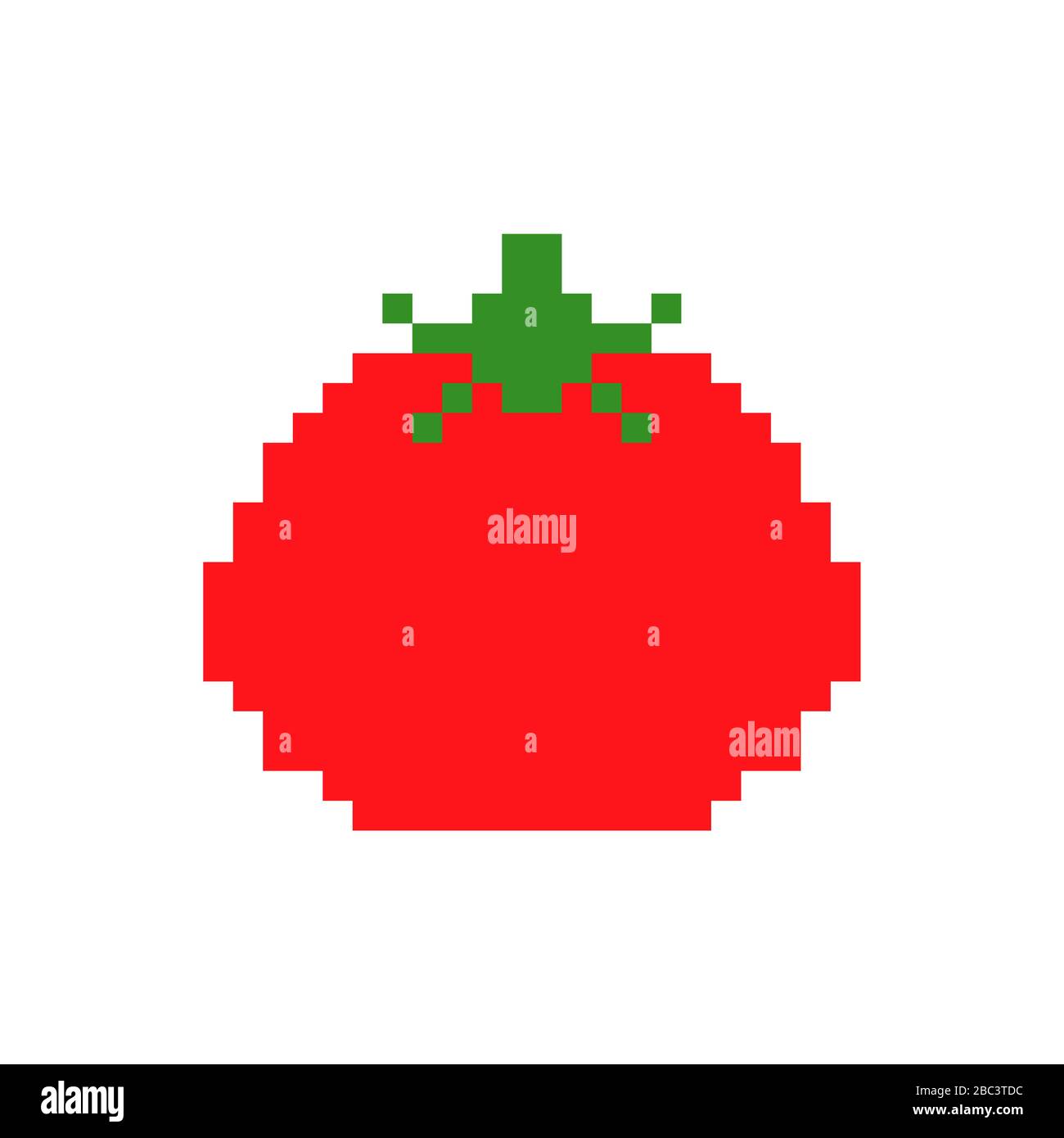 Tomato pixel art. Tomatoes 8 bit. Pixelate Vegetable. vector ...