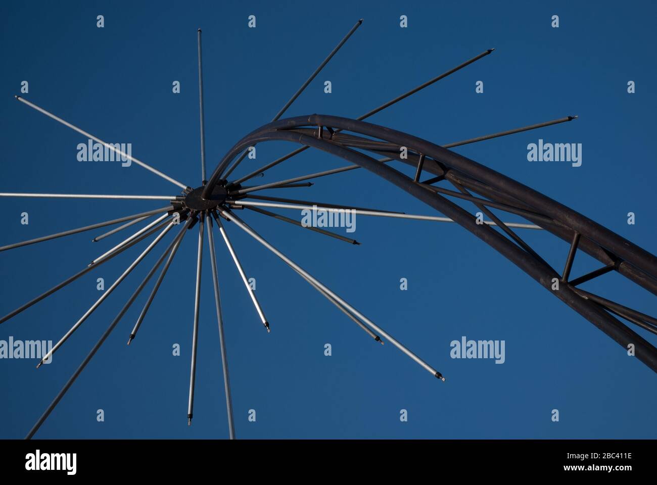 Illuminated Christmas Trail Lights Installation Sculpture Structure