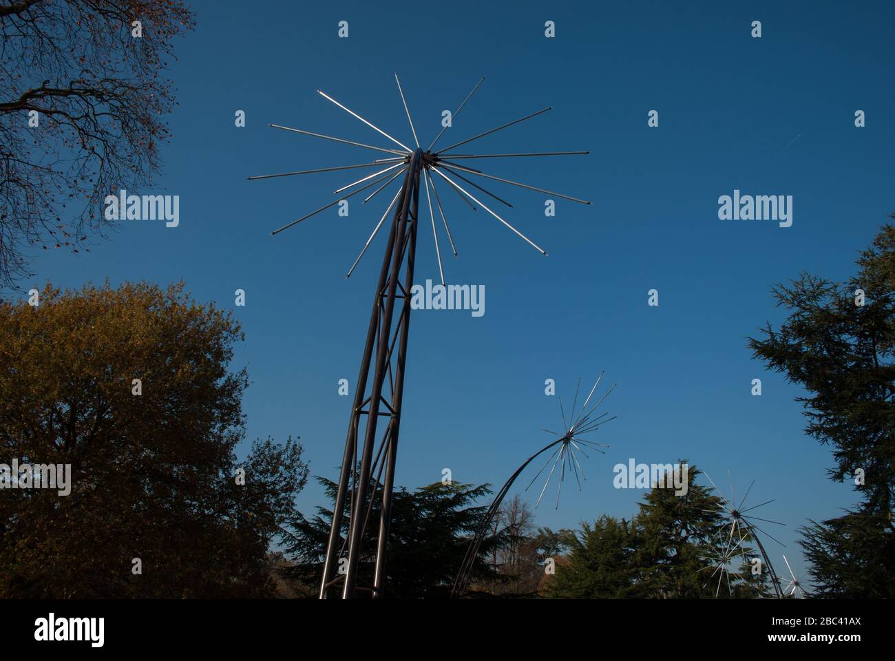 Illuminated Christmas Trail Lights Installation Sculpture Structure