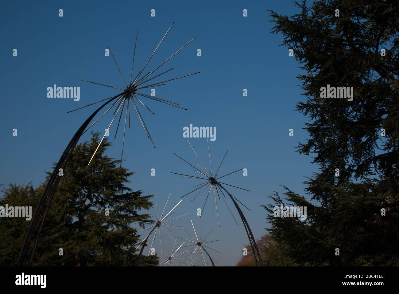 Illuminated Christmas Trail Lights Installation Sculpture Structure