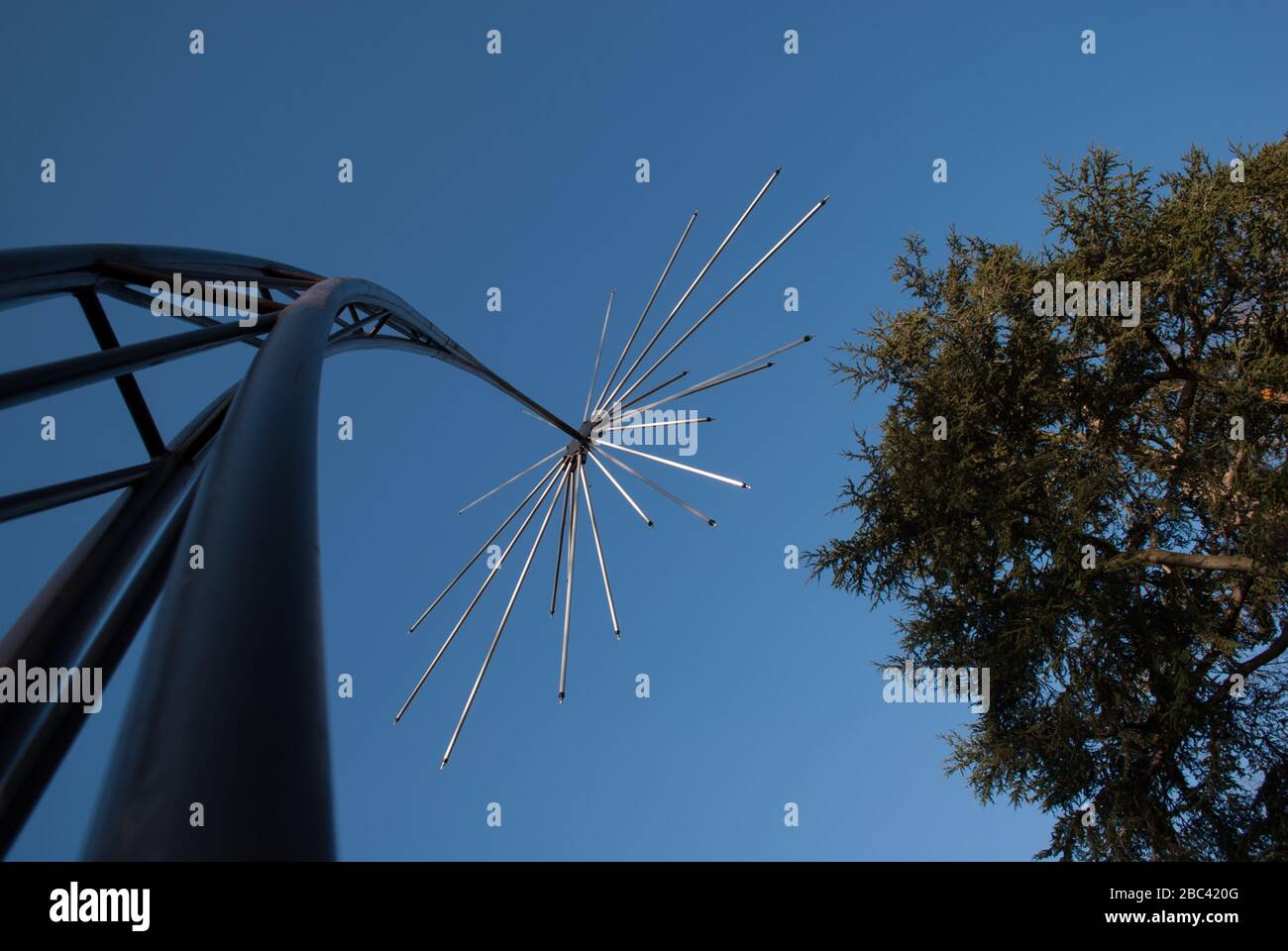 Illuminated Christmas Trail Lights Installation Sculpture Structure