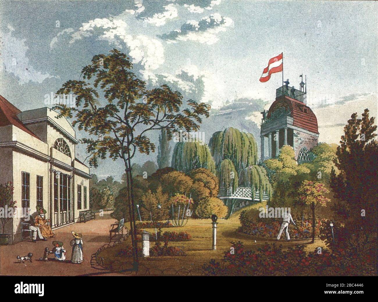 GurkDer Rosenbaum'sche Garten in Wien Stock Photo Alamy