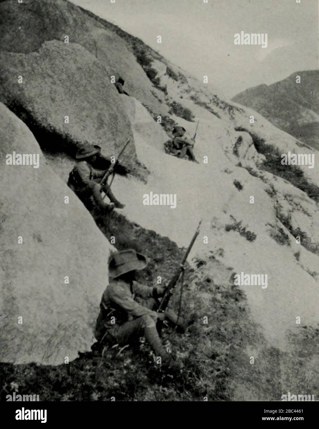 Gurkhas climbing at the Karola Glacier Stock Photo Alamy