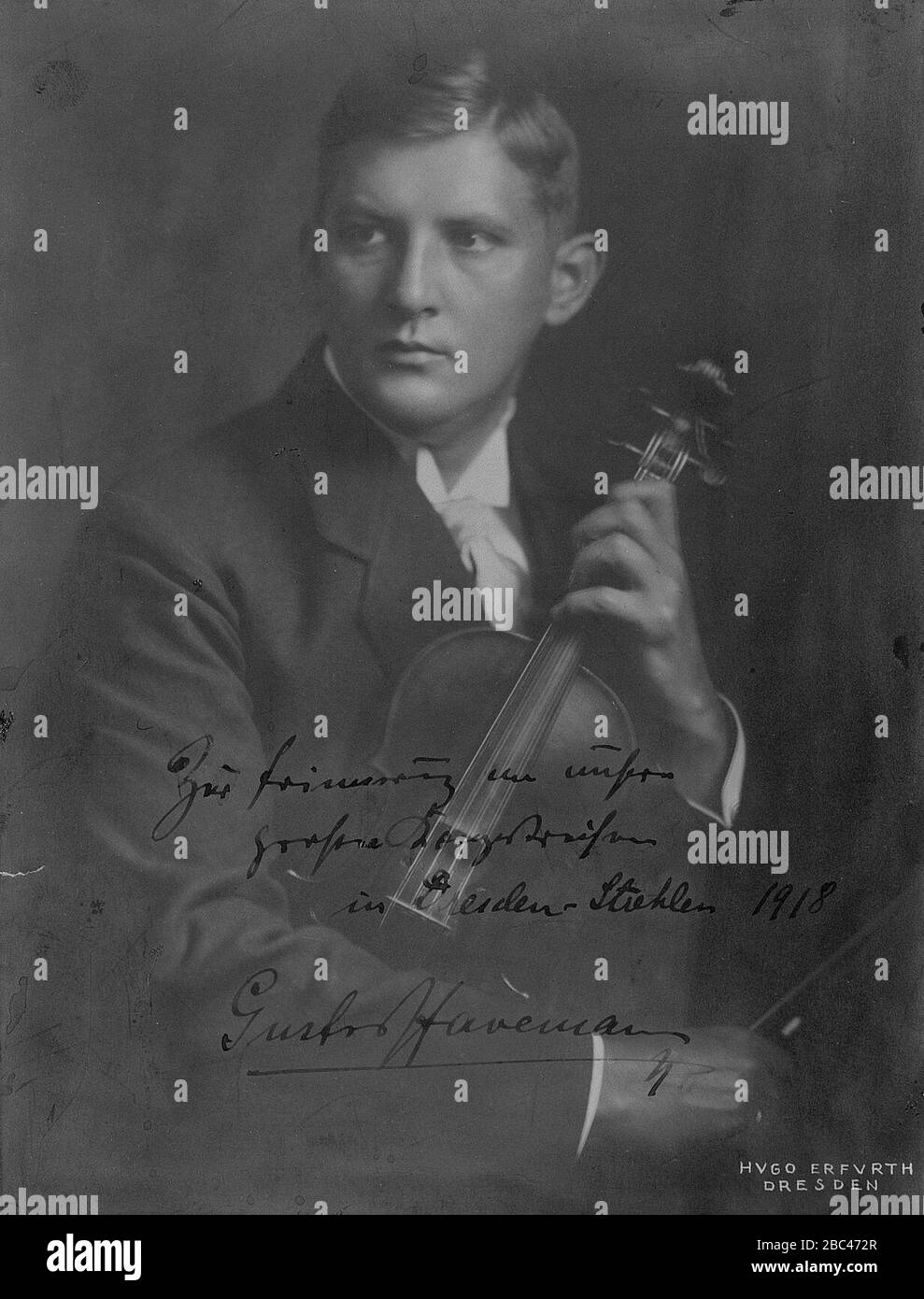 Gustav Havemann by Hugo Erfurth, c. 1915. Stock Photo