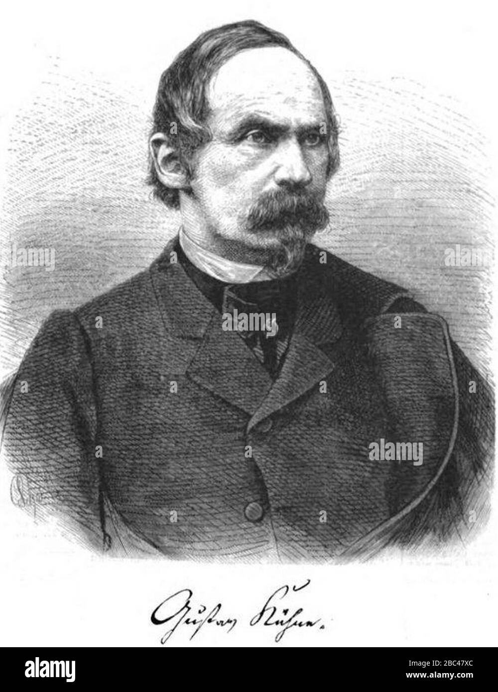 Gustav Kühne (IZ 51-1868 S 61). Stock Photo