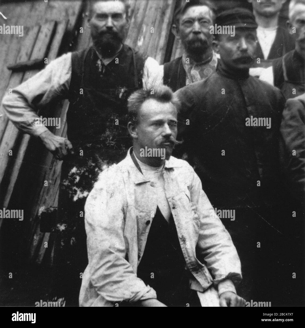 Gustav Kuntzsch & Mitarbeiter. Stock Photo