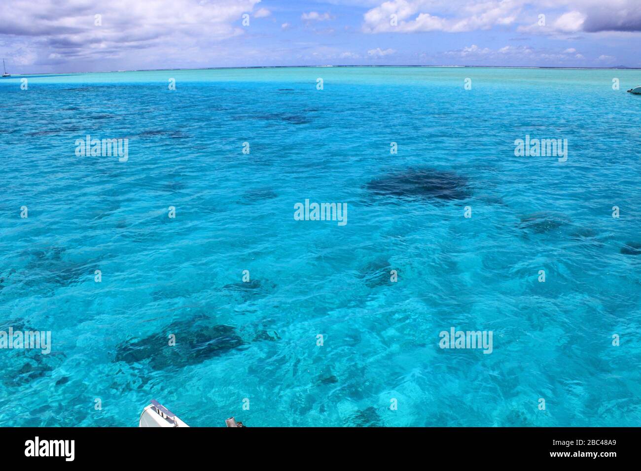 French Polynesia - Bora Bora Stock Photo