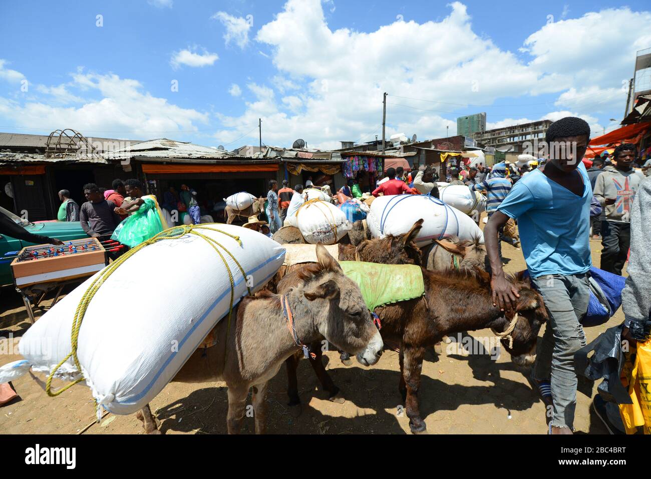 The Mercato market in Addis Ababa is one of the largest open air
