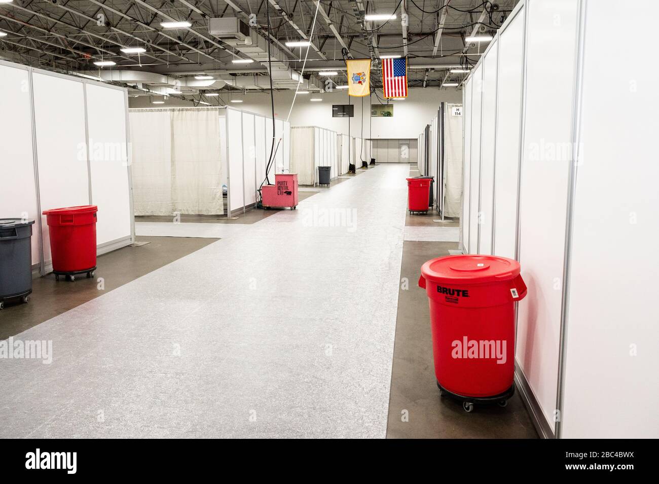 An interior view of the Field Medical Station at the Meadowlands