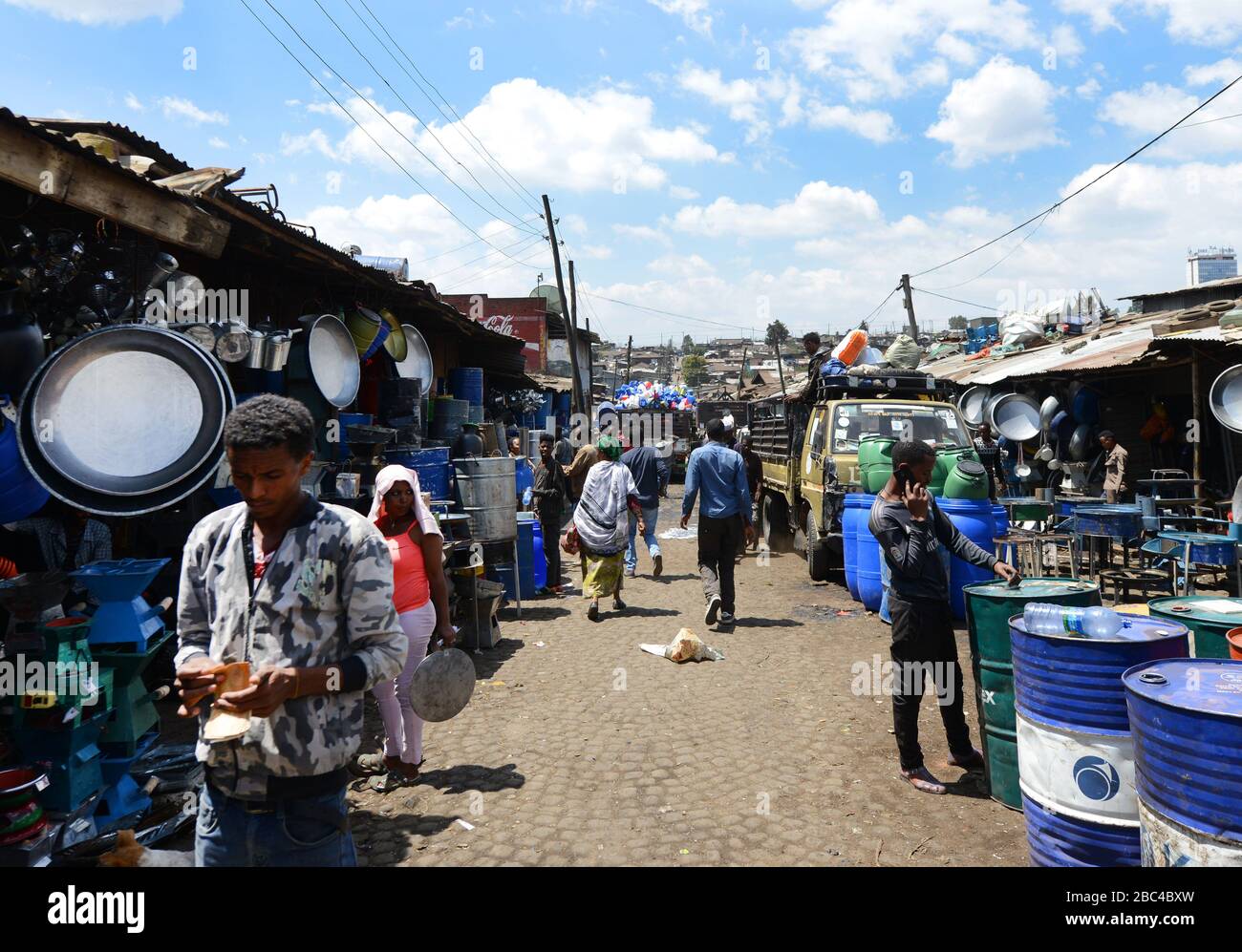 The Mercato market in Addis Ababa is one of the largest open air