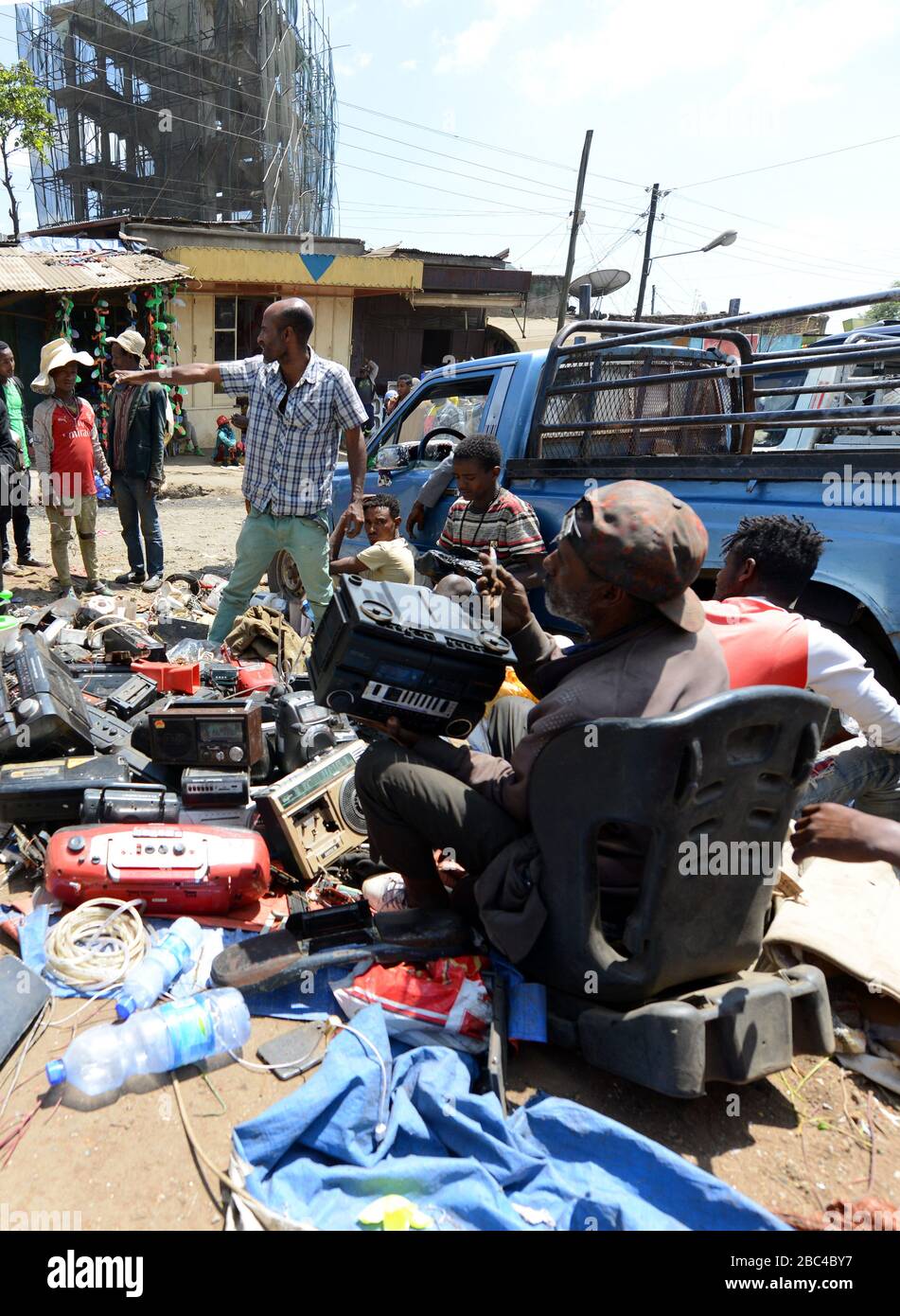 The vibrant Mercato market in Addis Ababa is one of the largest open