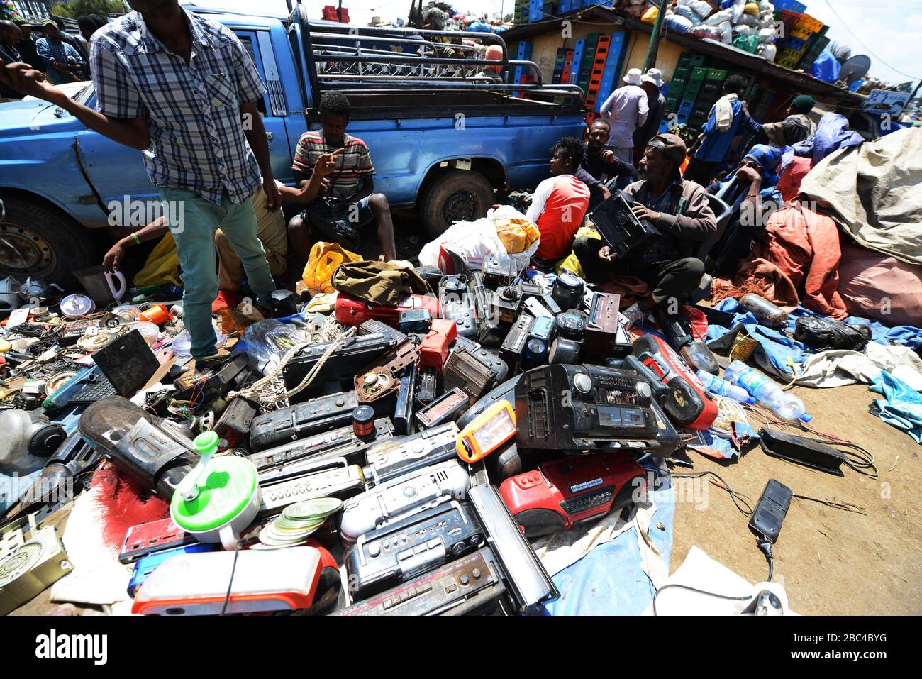 The vibrant Mercato market in Addis Ababa is one of the largest open