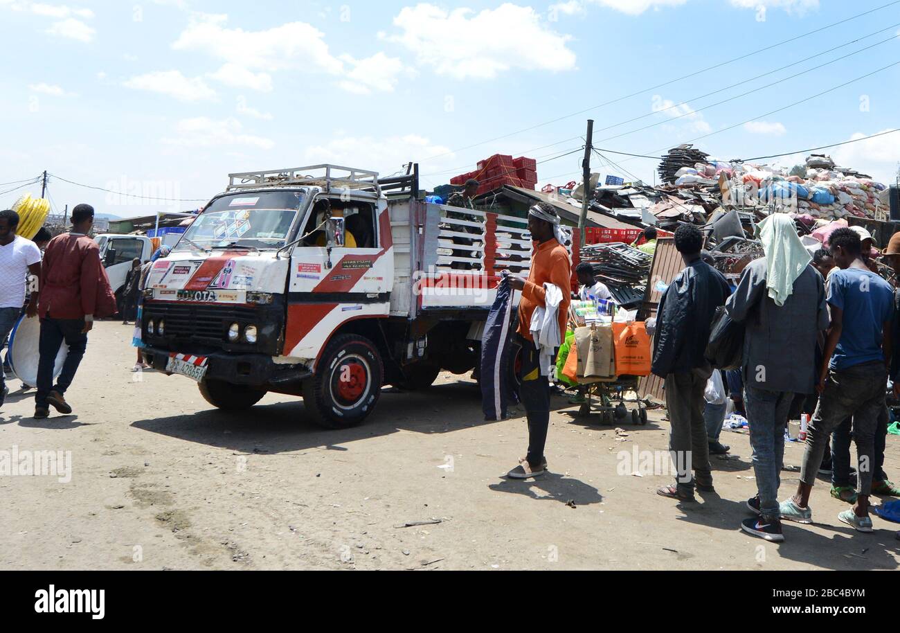 The vibrant Mercato market in Addis Ababa is one of the largest open