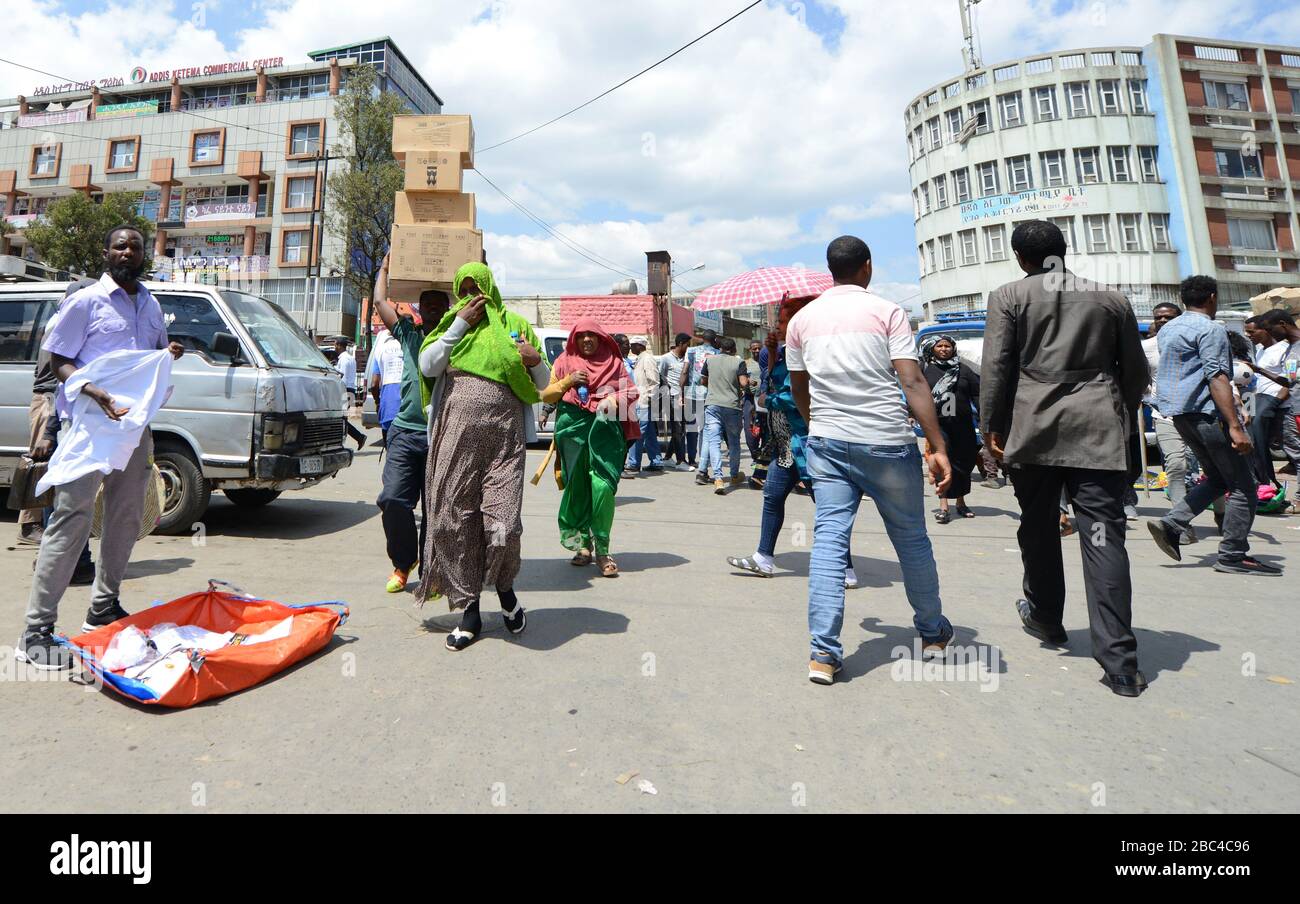 The Mercato market in Addis Ababa is one of the largest open air