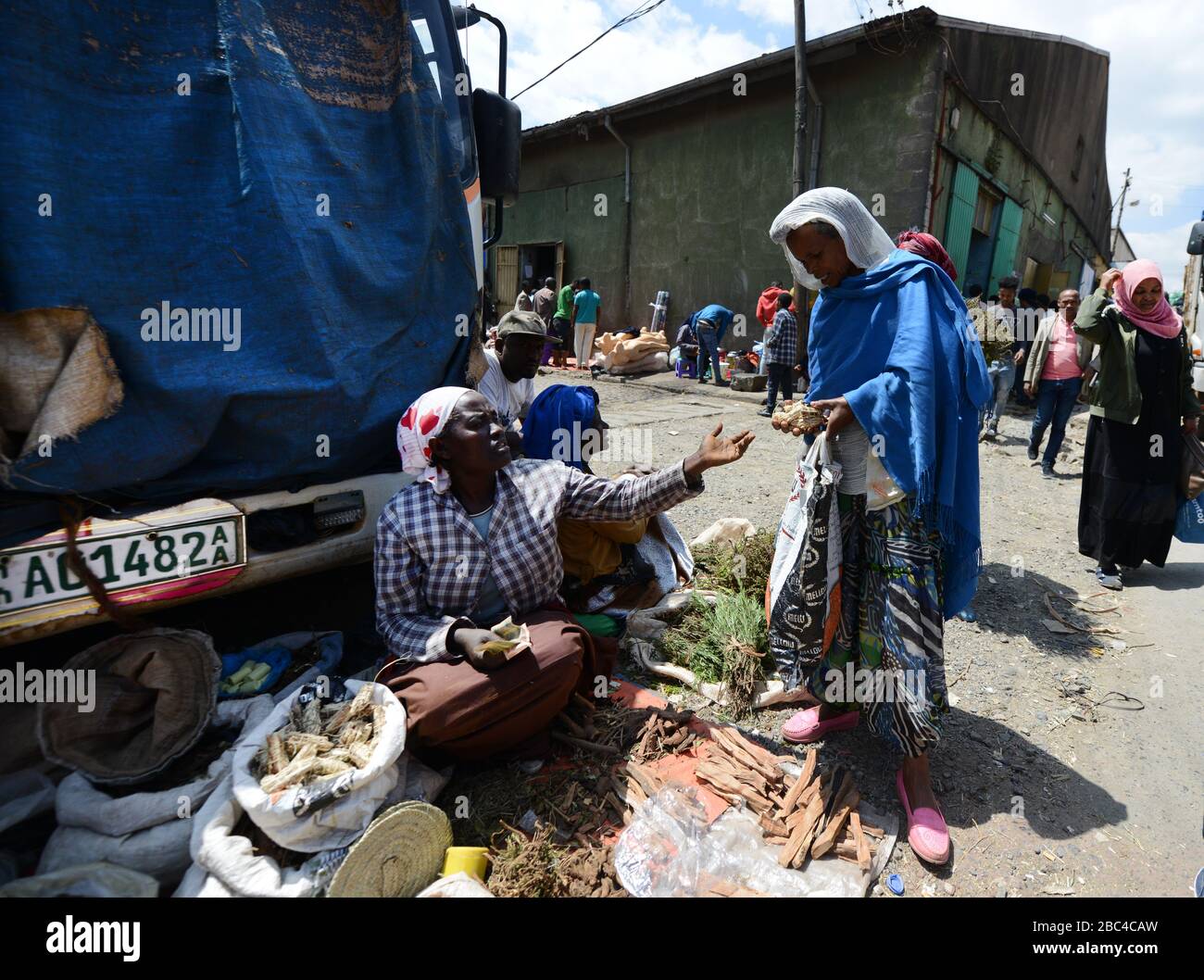 The Mercato market in Addis Ababa is one of the largest open air