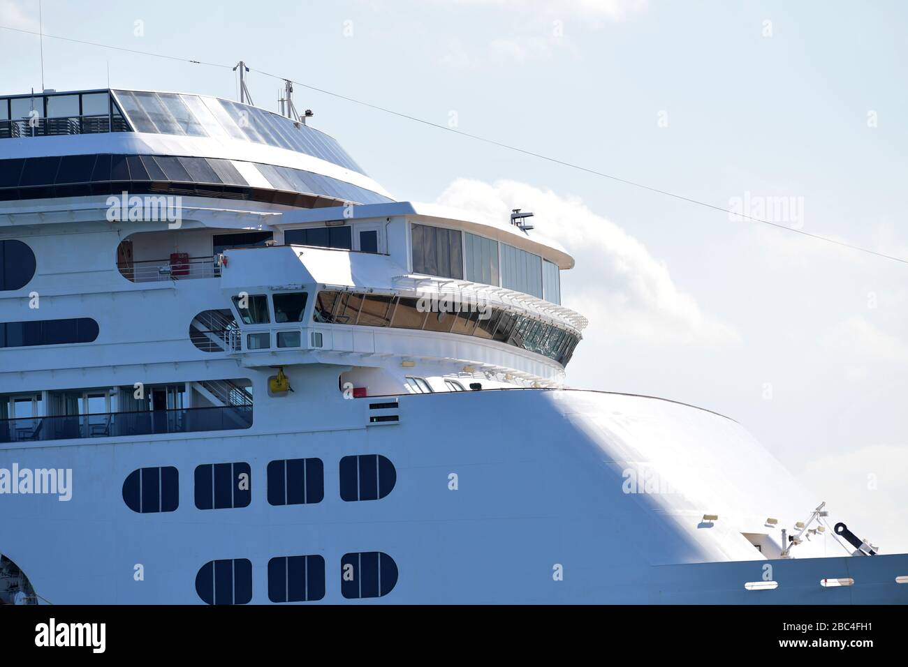 Fort Lauderdale Florida Usa 2nd April 2020 Covid 19 Two Coronavirus Impacted Cruise Ships The Ms Zaandam And Ms Rotterdam Cleared To Dock In Port Everglades Florida With Dead And Sick Aboard After