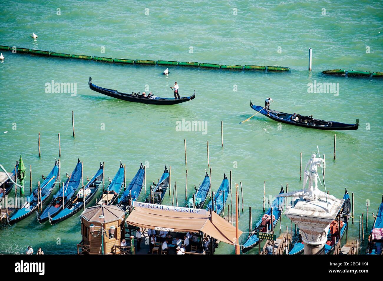Gondolas on the Venetian Lagoon Stock Photo - Alamy