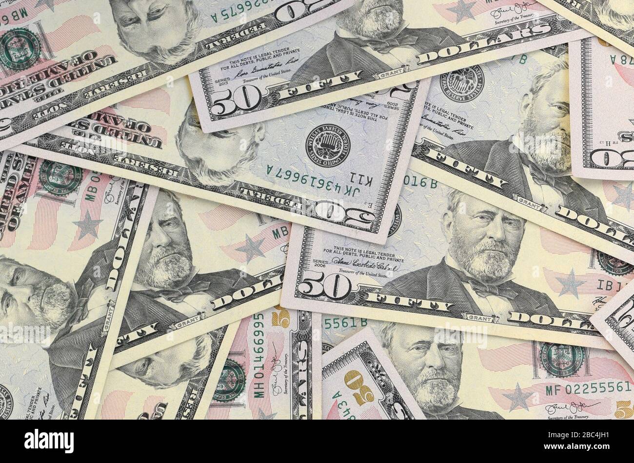50 dollar bill back and front hi-res stock photography and images - Alamy
