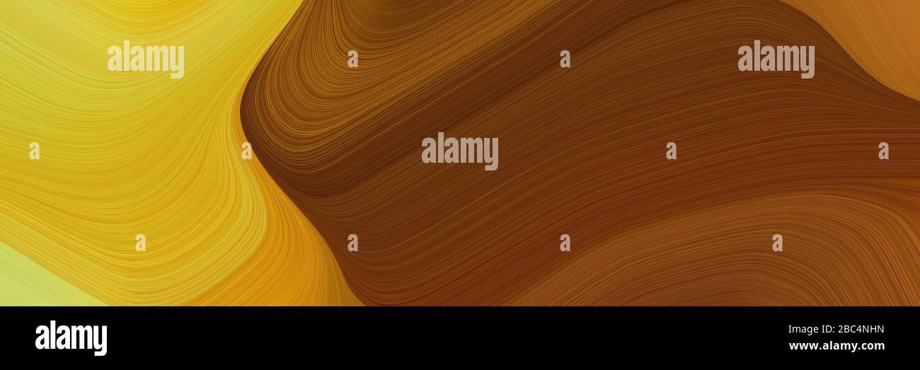 abstract colorful header design with chocolate, golden rod and dark ...