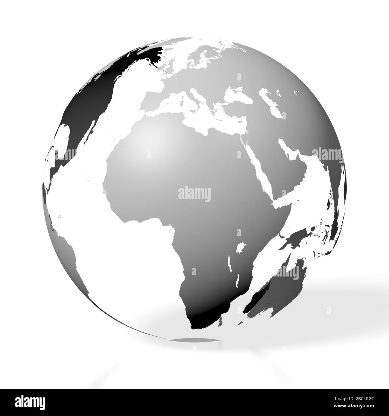 3D Earth/ world map Stock Photo