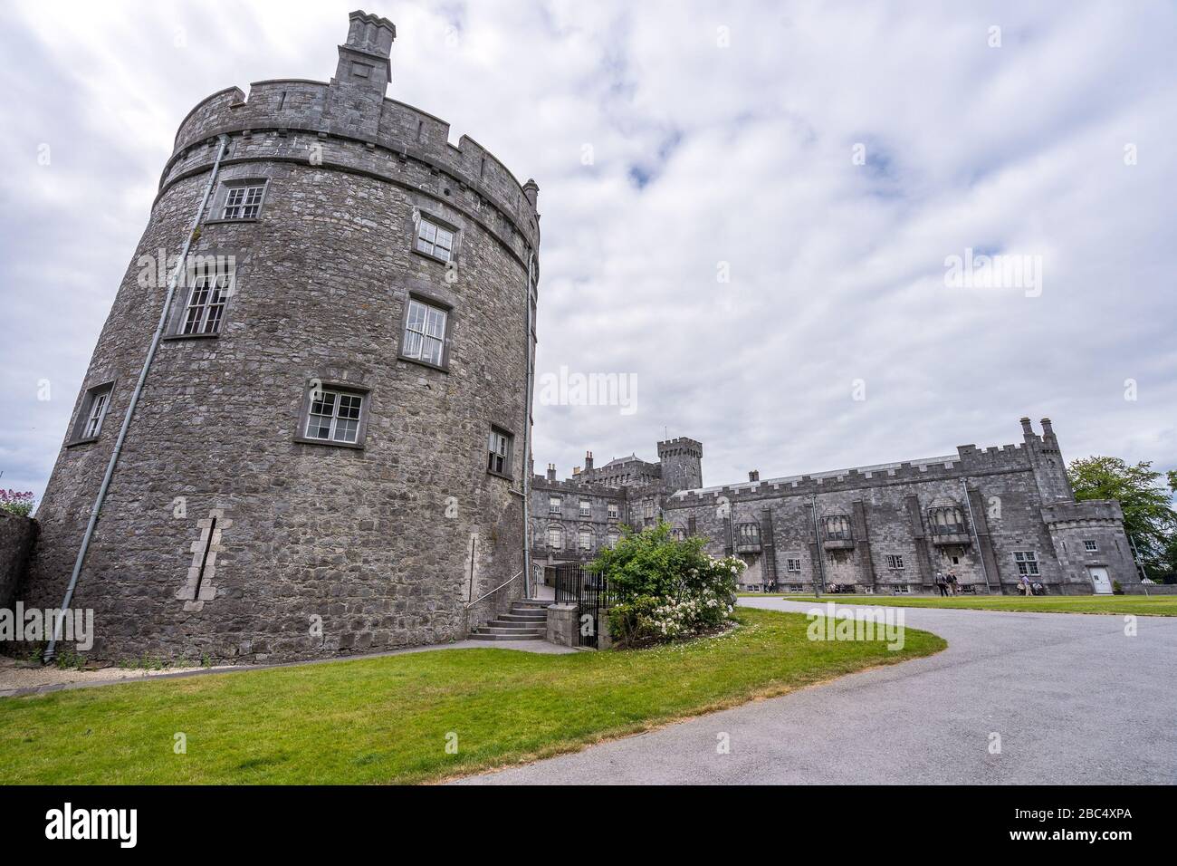 Kilkenny, Ireland - Kilkenny Castle - a popular tourist attraction Stock Photo
