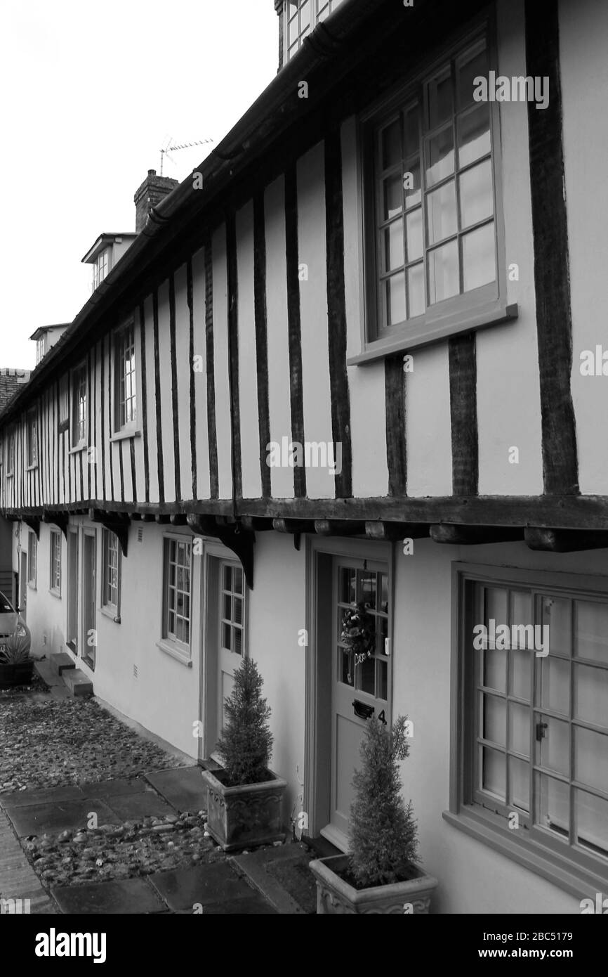 Saffron Walden in black and white Stock Photo Alamy