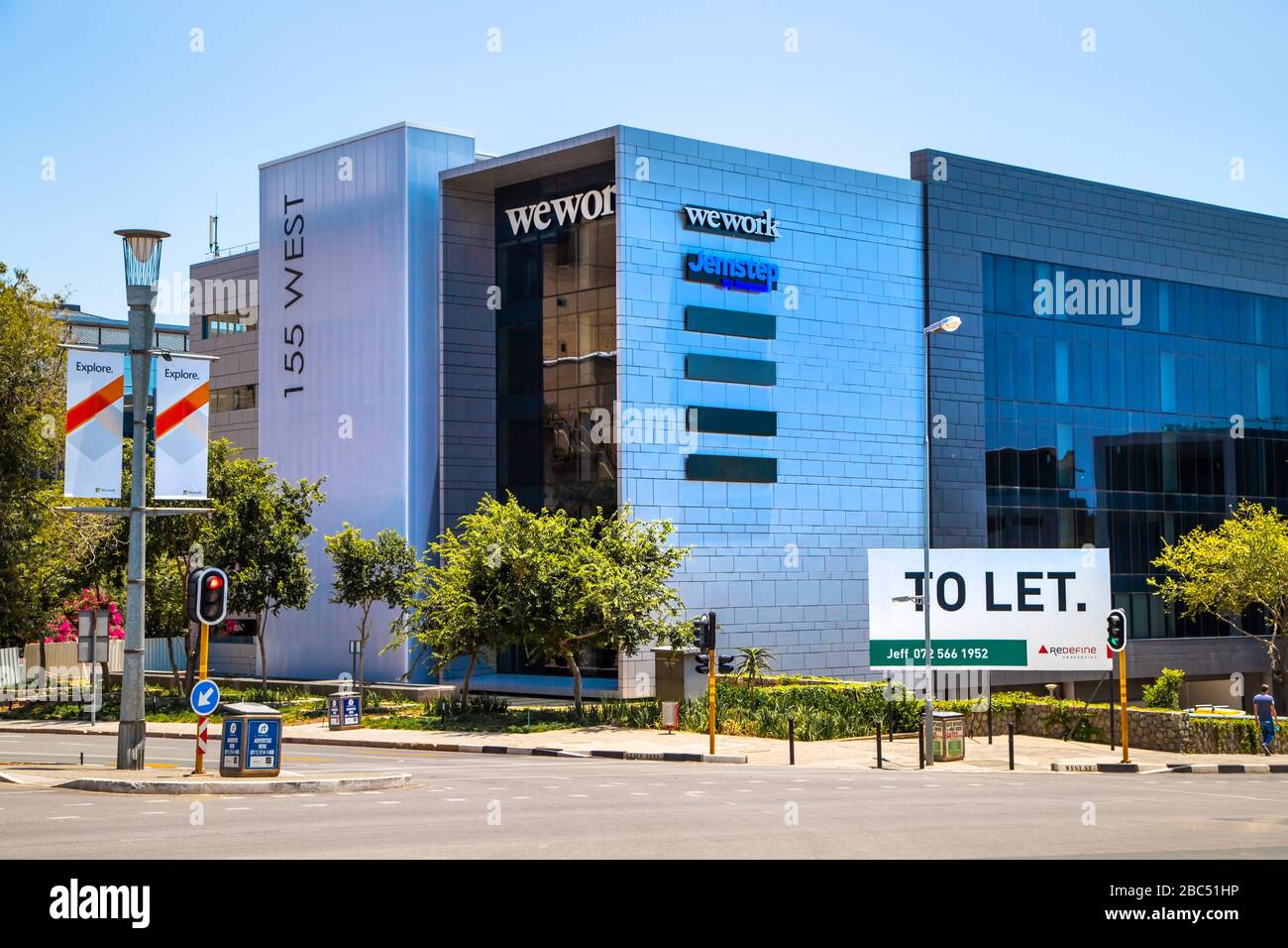 Glass Building Johannesburg South Africa High Resolution Stock ...