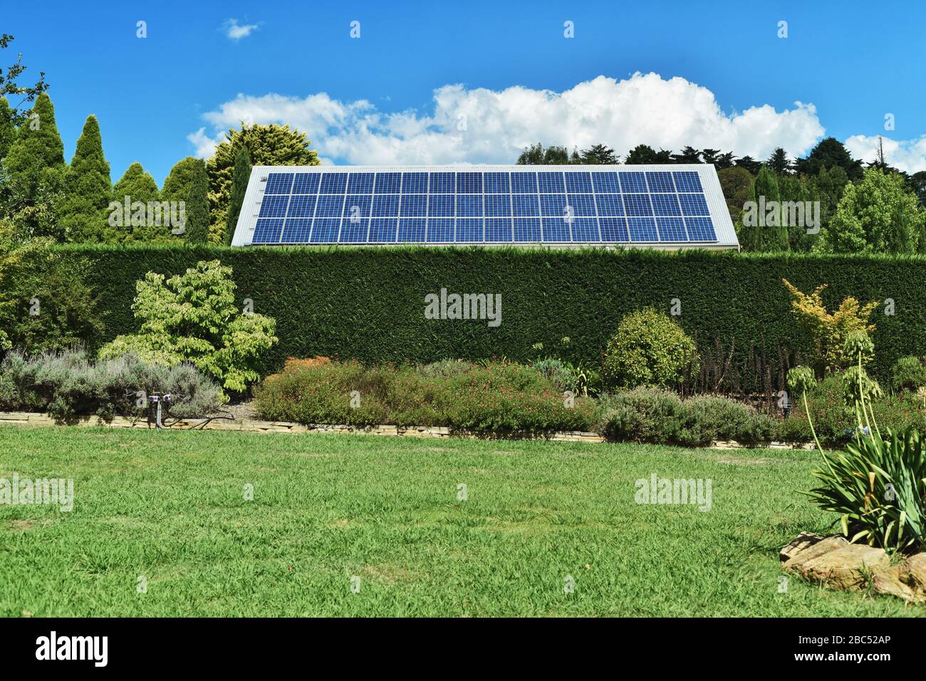 Solar panels on hotel roof hi-res stock photography and images - Alamy