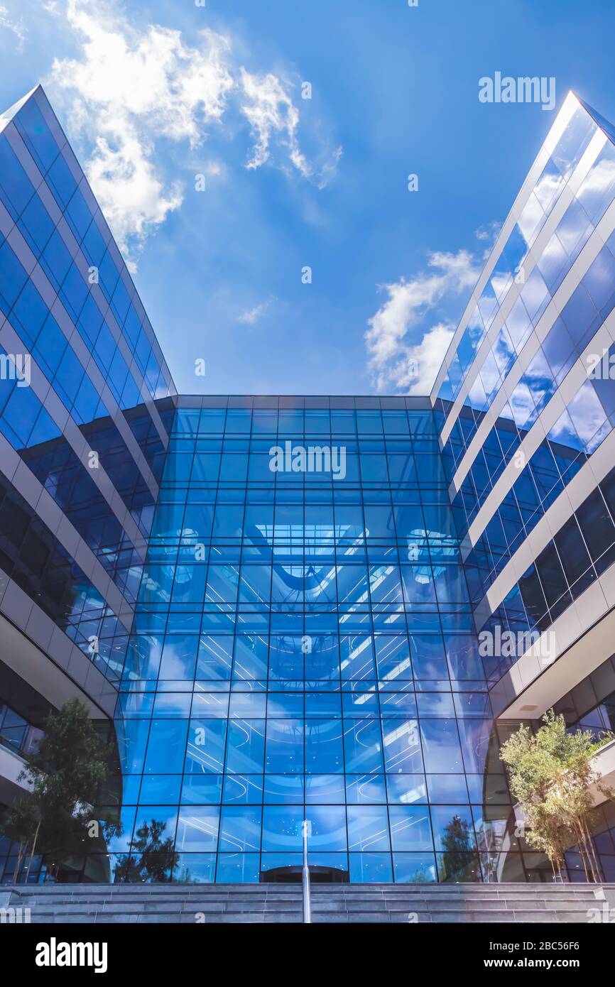 Glass building johannesburg south africa hires stock photography and