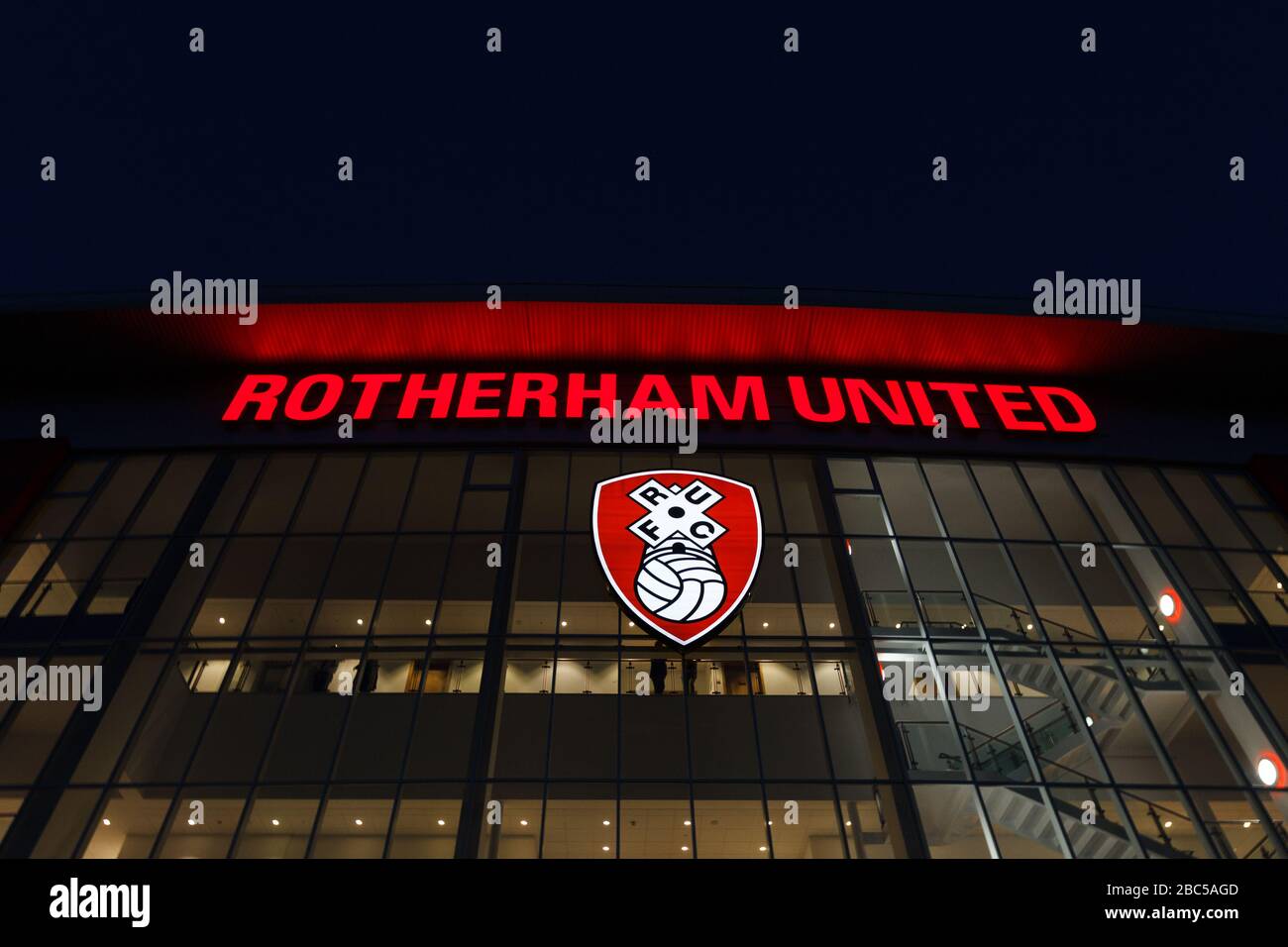 Rotherham United's new New York stadium Stock Photo