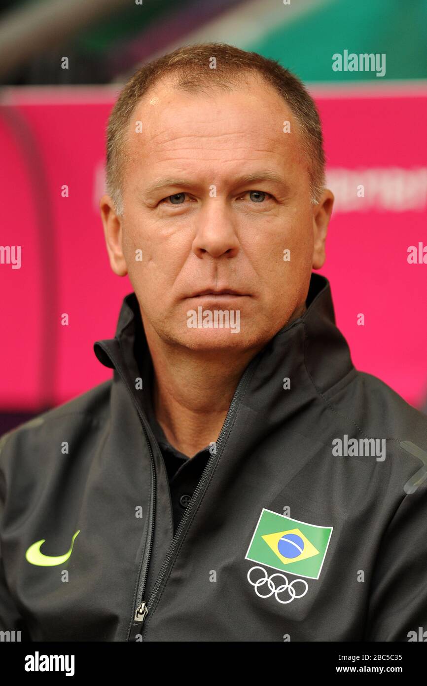 Brazil head coach Mano Menezes Stock Photo Alamy