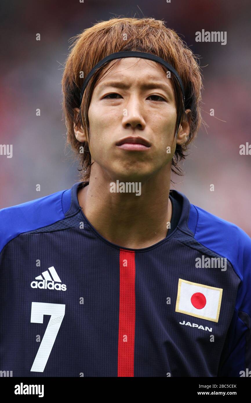 Japan's Yuki Otsu during the Spain v Japan, Mens Football, First Round