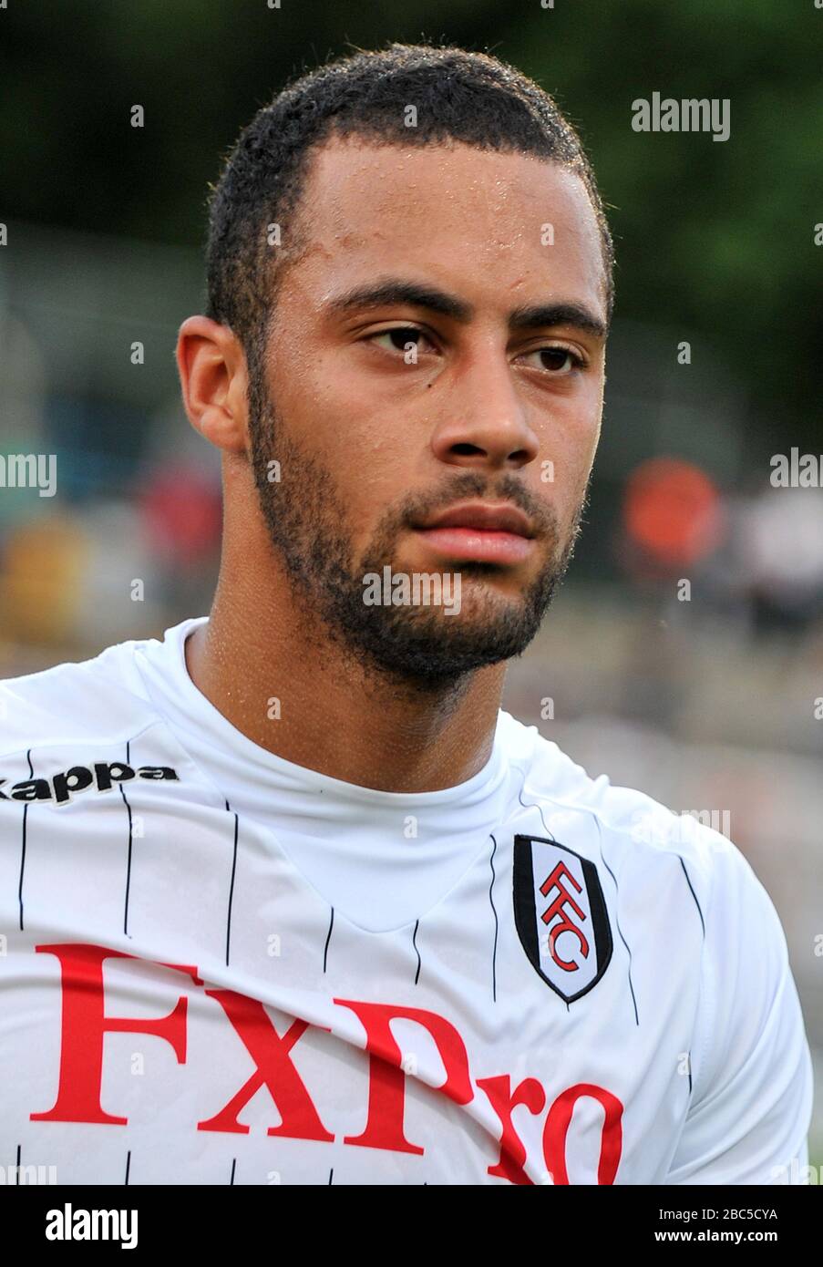 Fulham's Moussa Dembele Stock Photo