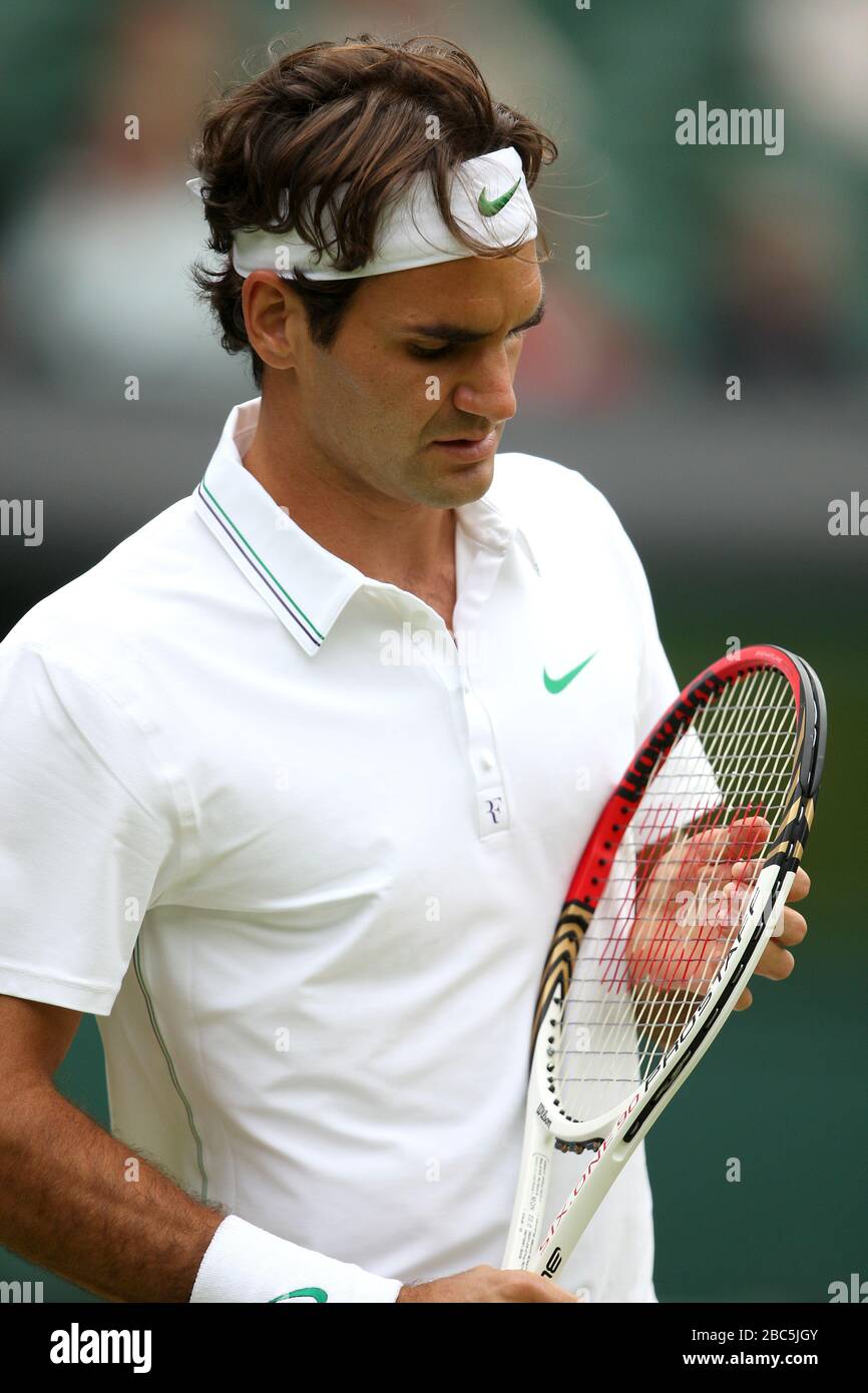 Switzerland's Roger Federer during the match against Belgium's Xavier  Malisse Stock Photo - Alamy